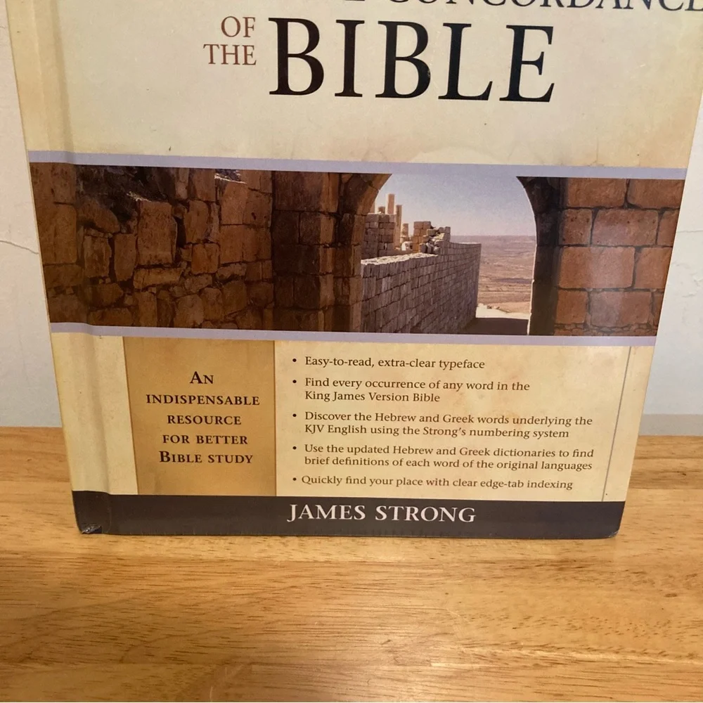 Strong's Exhaustive Concordance of the Bible - Sealed NOS Bible Study Book